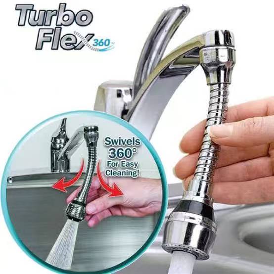 Turbo Flex 360° Flexible Faucet Sprayer – Kitchen Tap