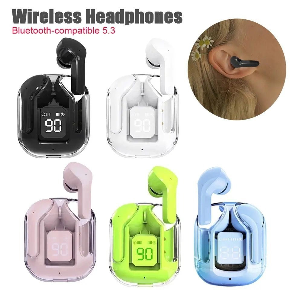 Air 31 Wireless Earbuds – Bluetooth Airpods Without Pouch | Touch Control & HD Sound (Random Color)
