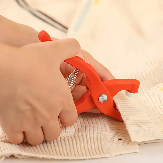 Durable Metal Snap Fastener Kit with Pliers & Manual Press Tool