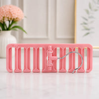 Adjustable Closet Clothes Hanger Organizer Rack – 9-Hole Space Saving Wardrobe Hanger | Rotating Clothes Storage Hook