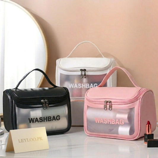 Luxury Travel Wash Bag – Waterproof Makeup & Toiletry Organizer for Men & Women