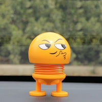 Emoji Spring Bobblehead – Car Dashboard Decor
