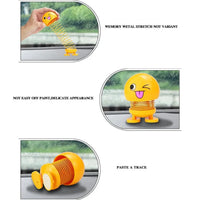 Mini Smiling Face Spring Doll Set – Emoji Bobble Head Desk Toy (6 PCS)