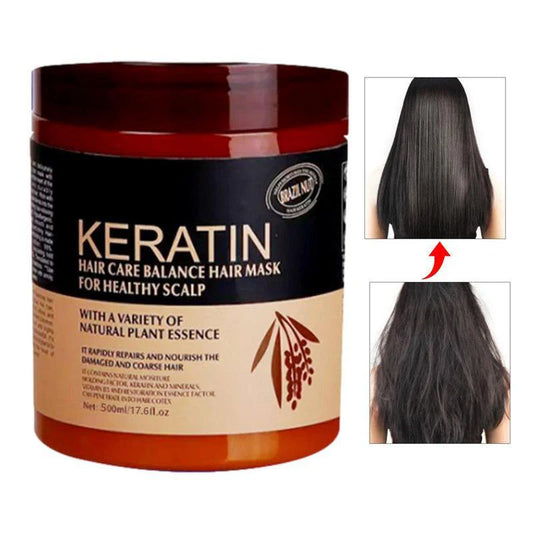 Keratin Hair Mask- Keratin Hair Treatment (500ml) - Leyloo.pk
