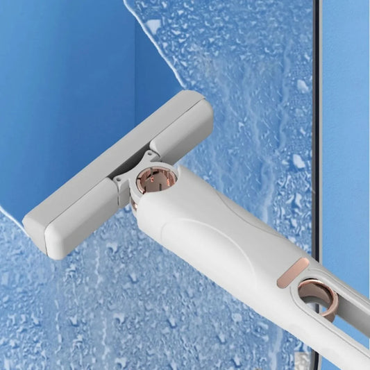 Adjustable Window Glass Cleaning Squeegee with Long Handle