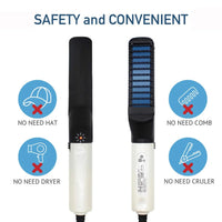 Electric Hair Straightening Comb Brush | Fast Heat Styling Iron