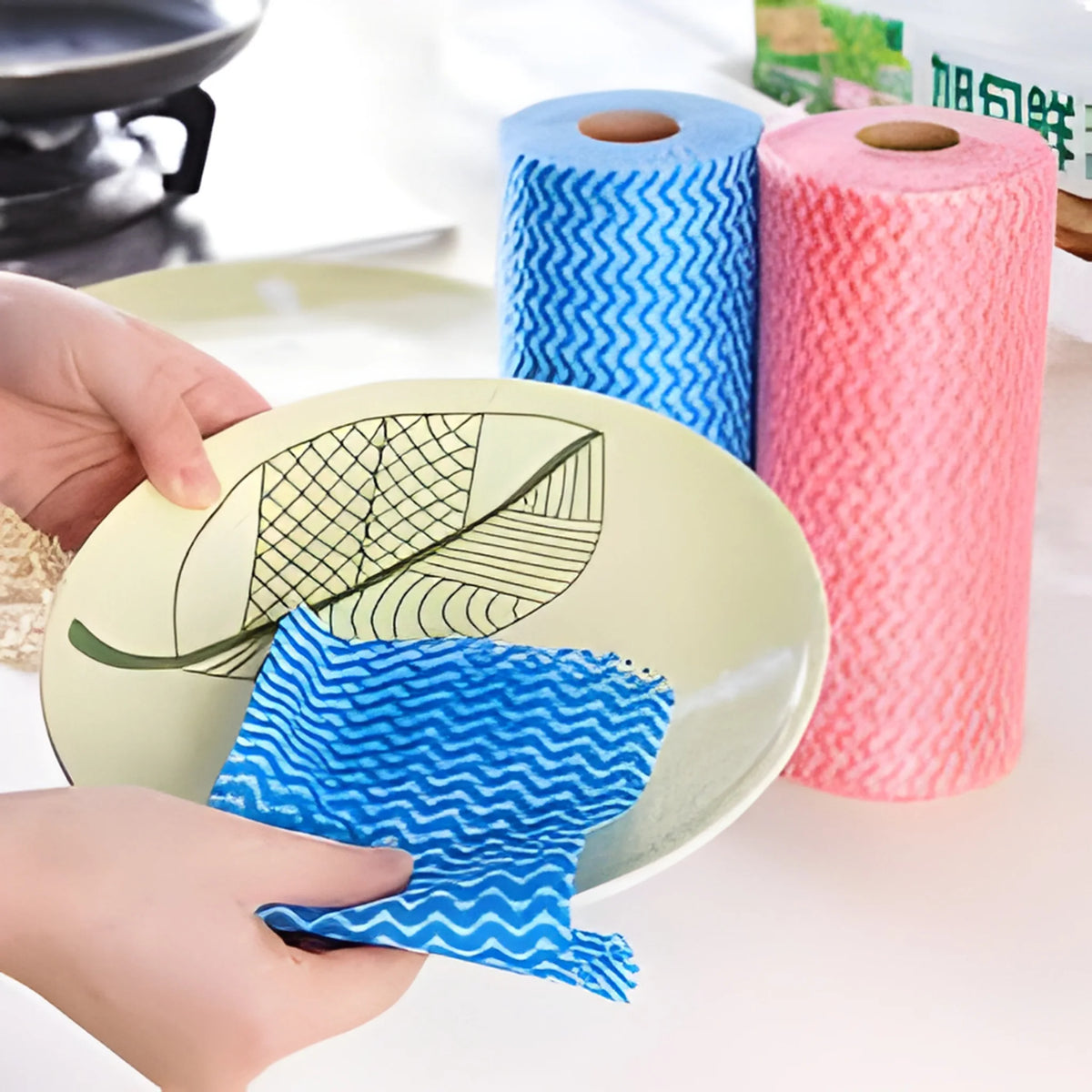 Super Absorbent Multipurpose Cleaning Cloth Roll Reusable Kitchen Car Wash Dry Towel