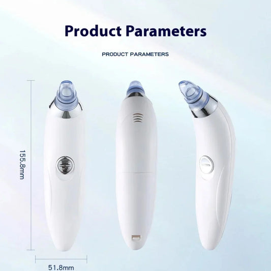 Electric Blackhead Remover Vacuum Pore Cleaner Facial Acne Extractor