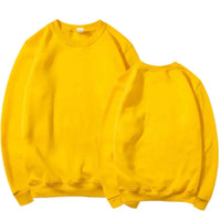 Men’s Plain Sweatshirt – Casual Slim Fit Crew Neck Pullover