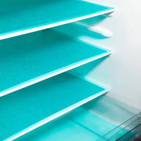 Refrigerator Mats Shelf Liners | Waterproof & Washable Fridge Mats | Multi-Color Anti-Slip Drawer Liners