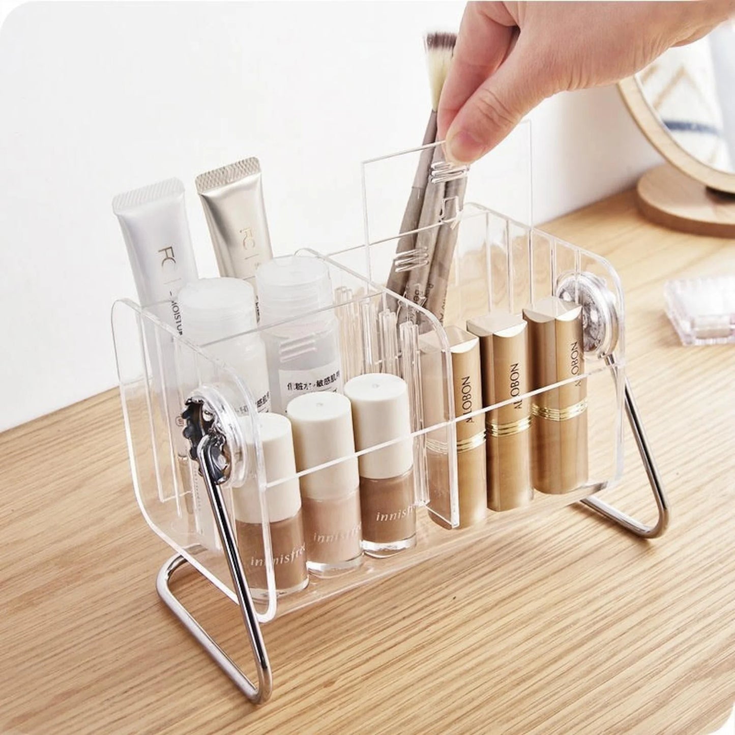 Multi-Purpose Remote Control & Mobile Phone Holder Desktop Organizer Stand