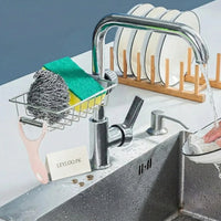 Adjustable Faucet Storage Rack Clamp Holder – No-Drill Sink Organizer Basket