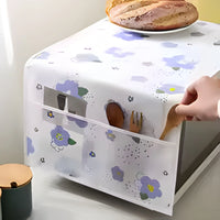 Universal Microwave Cover – Heat Resistant Dustproof Kitchen Appliance Guard Cover