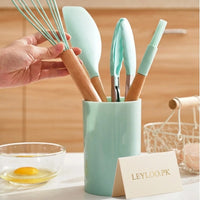 12 Pcs Silicone Cooking Utensils Set – Heat Resistant Kitchen Tools