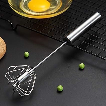 Hand Pressure Semi-automatic Egg Beater  Kitchen Accessories Tools Self Turning Cream Utensils Whisk Manual Mixer - Leyloo.pk