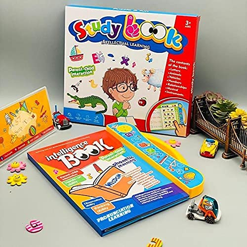 (NW000376) Intelligence Book English Letters Words Learning Language E-book Toddlers Preschool Educational Toys - Leyloo.pk