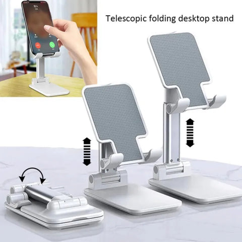 Mobile Holders Flexible Mobile Holder Foldable Adjustable Universal Mobile Stand Flexible Mobile Holder Adjustable Height Premier Quality Product Flexible Stand Pocket Size Easy To Carry Best For Study & Office Use Compatible