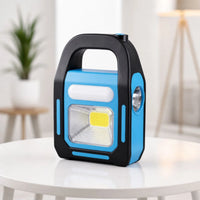 Portable Solar Rechargeable LED Work Light – Multi-Mode COB Floodlight & Torch Emergency Lamp