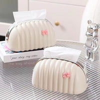 Cute Handbag Tissue Box Dispenser – Decorative Desktop & Car Tissue Holder Case
