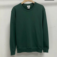 Men’s Plain Sweatshirt – Casual Slim Fit Crew Neck Pullover