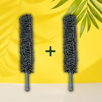 Cleaning Mop & Duster Set – 2 in 1 Floor Mop and Fan Duster Pack