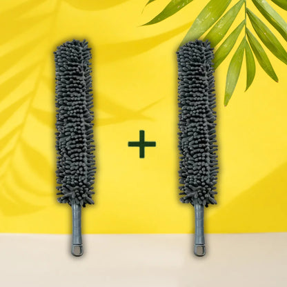 Cleaning Mop & Duster Set – 2 in 1 Floor Mop and Fan Duster Pack