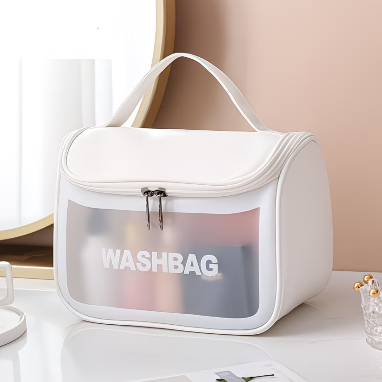 Luxury Travel Wash Bag – Waterproof Makeup & Toiletry Organizer for Men & Women