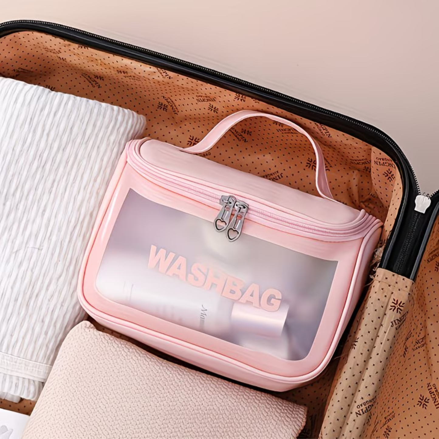 Luxury Travel Wash Bag – Waterproof Makeup & Toiletry Organizer for Men & Women