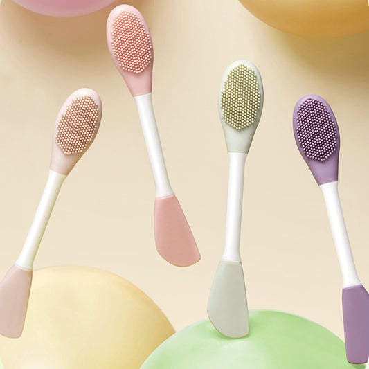 Silicone Face Mask Brush Applicator |  Facial Mask Brush for Mud, Clay, Charcoal Mixed Mask | only 1 piece. - Leyloo.pk