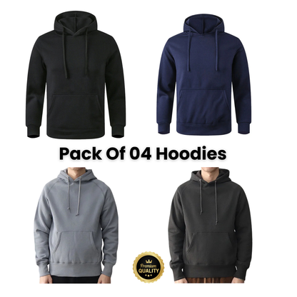 Pack of 4 Premium Quality Hoodies