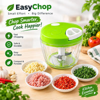 Mini Speedy Chopper Manual Hand Pull Vegetable & Meat Mini Turbo Cutter