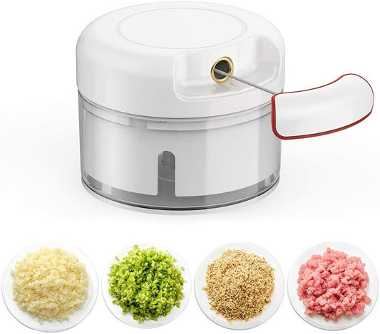 (NW00085) MINI FOOD CHOPPER  Powerful Meat Grinder Hand-power Food Chopper Mincer Mixer Blender Chop Meat Fruit Vegetable Nuts Shredder