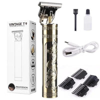 Plastic Body - Vintage T9 Trimmer and Hair Clipper Cutting Machine For Men - Leyloo.pk