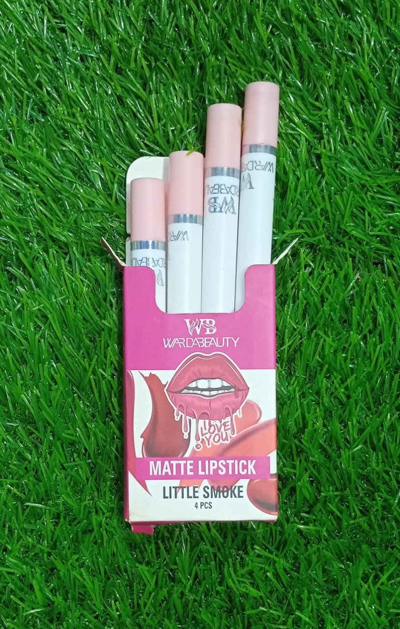 (NW000245) WARDA BEAUTY 4PCS LITTLE SMOKE CIGARETTE LIPSTICK