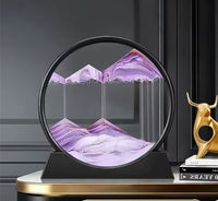 3d Moving Sandscapes Frame |  Moving Sand Lamp frame ( Random Color )7inch - Leyloo.pk