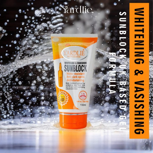 YARDLIE Professional - SPF - 60 WHITENING &amp; VANISHING SUNBLOCK 150ml - Leyloo.pk