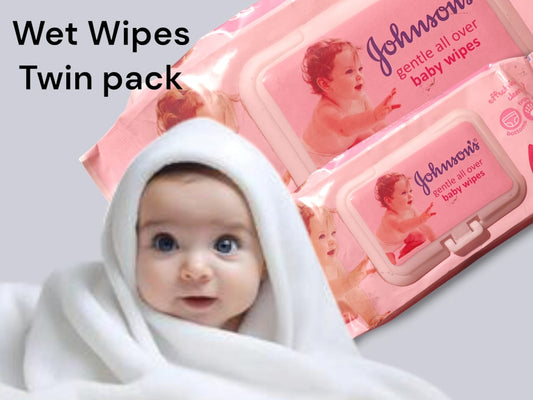 ( Pack of 2)Johnson's Baby Skincare Wipes Wet Wipes