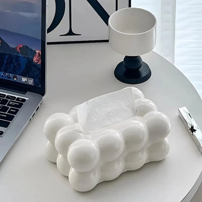 Creative Cloud-Shaped Tissue Box – Decorative Holder for Table & Desk
