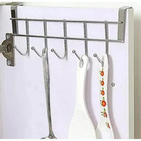 Kitchen Cabinet Door Hooks For Hanging Rack Bathroom Organizer 5 Hooks - Leyloo.pk