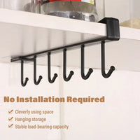 Multi-Purpose Nail-Free Cabinet Hook – Easy Installation for Kitchen & Home - Leyloo.pk