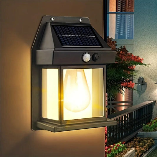 Solar Outdoor Light – Waterproof Intelligent Induction Wall Lamp for Garden, Courtyard & Villa Lighting