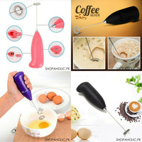 Electric Egg Beater & Coffee Whisk Mixer – Mini Handheld Milk Stirrer