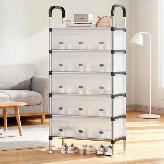 Dustproof Multilayer Shoe Rack – Space-Saving Shoe Organizer for Home
