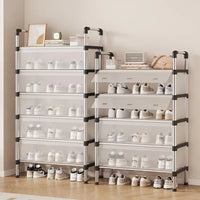 Dustproof Multilayer Shoe Rack – Space-Saving Shoe Organizer for Home