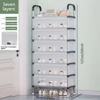 Dustproof Multilayer Shoe Rack – Space-Saving Shoe Organizer for Home