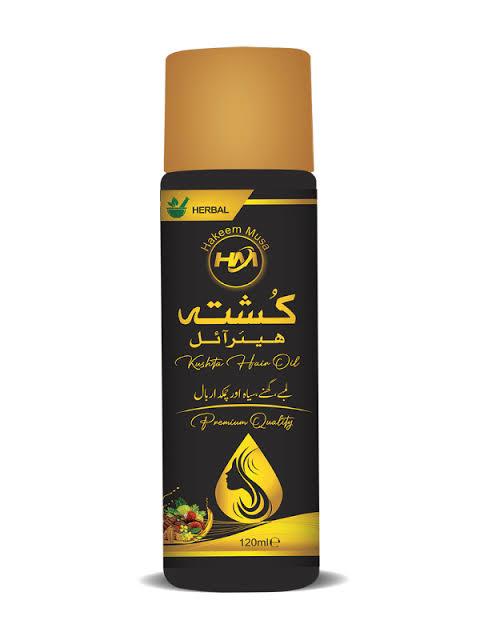 (NW000379) Kushta Herbal Hair Oil | Hair growth oil for long and healthy hair - 120ml - Leyloo.pk