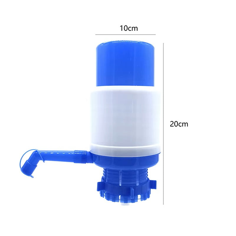 Manual Water Pump Dispenser Manual Hand Press For 19 Liter Water Cans Large - Blue & White