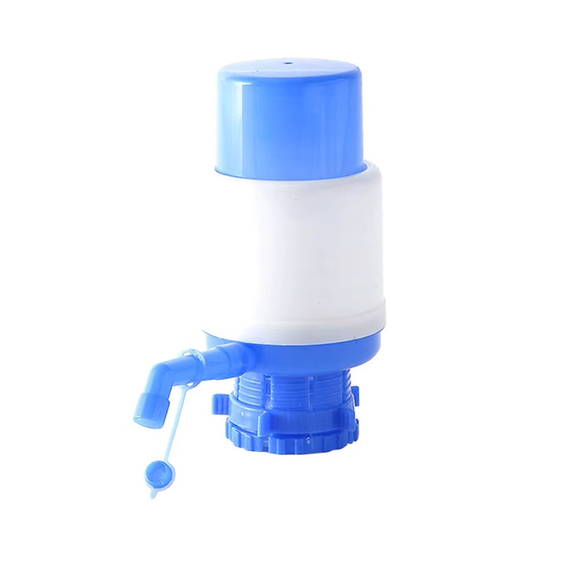 Manual Water Pump Dispenser Manual Hand Press For 19 Liter Water Cans Large - Blue & White