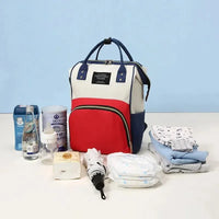 Multifunctional Maternity Nappy Diapers Bag Mummy Baby Bag Maternity Nappy Diapers Bag Large Capacity Baby Bag Travel Backpack Diaper Organizer Nursing Care Child diapers bags Easy Life - Leyloo.pk