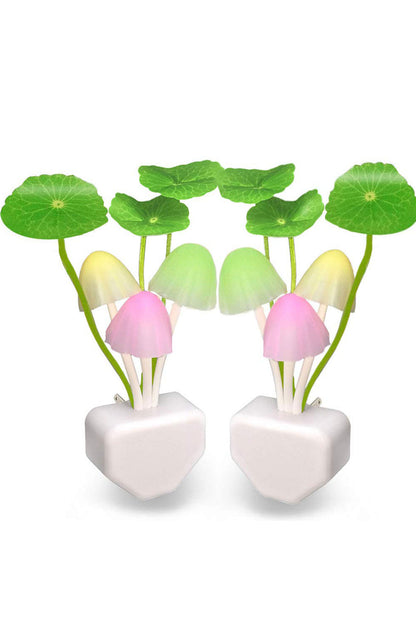 Mushroom Night Light | LED Night Lights | Flower Lamp Bedroom Baby room Lamps For Family, Friend or Kids Gifts (Random colors) - Leyloo.pk